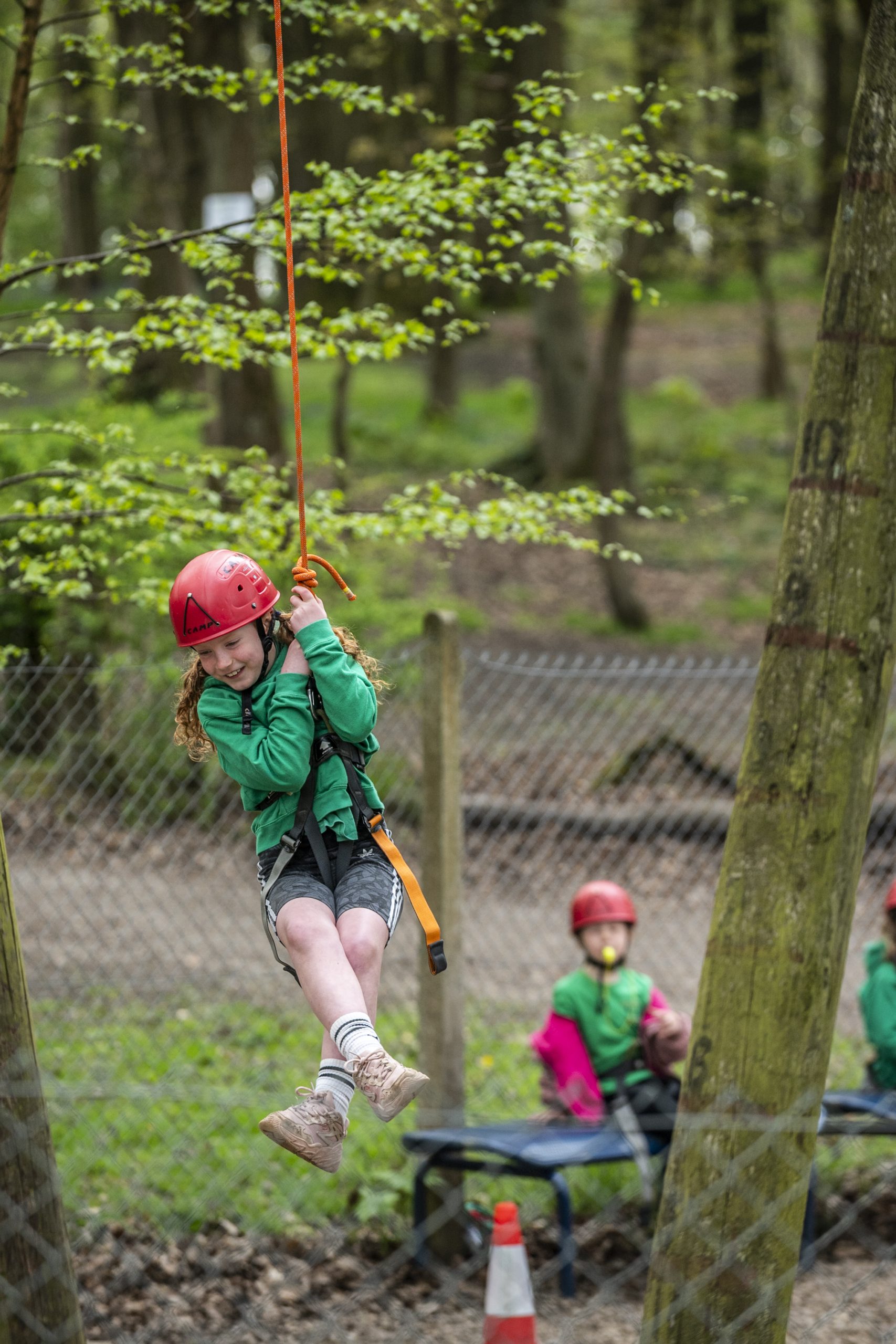 Scouts enjoying a Midweek Adventure at Hesley Wood